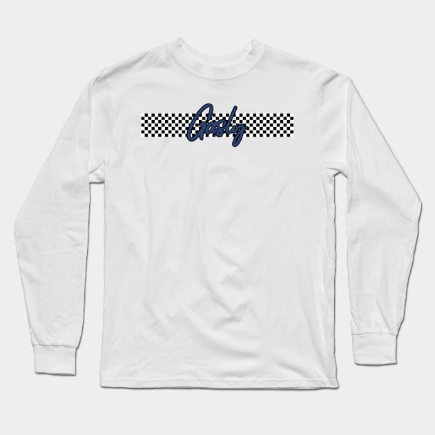 Race Flag Design - Pierre Gasly Long Sleeve T-Shirt by GreazyL